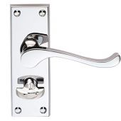CBS55WCCP - Carlisle Brass Victorian Scroll- Lever Privacy Furniture (Contract Range) Polished Chrome