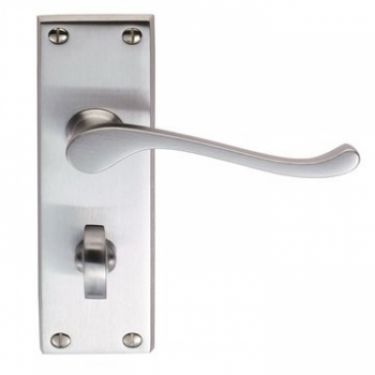 Click Here To Enlarge This Photo Of CBS55WCSC - Carlisle Brass Victorian Lever Privacy Furniture (Contract Range) Satin Chrome