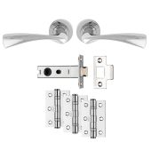 UDP007CP/INTB - Carlisle Brass 'Sintra' Ultimate Door Pack - Polished Chrome
