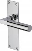 BAU7310-PC Heritage Brass Door Handle Lever Latch Bauhaus Design Polished Chrome Finish