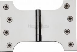 HG99-395-PC Heritage Brass Parliament Hinge Brass 4" x 4" x 6" Polished Chrome Finish