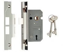 LSE5225NP/REB - Carlisle Brass Eurospec 2 Lever Rebated Sashlock (Economy) Nickel Plated