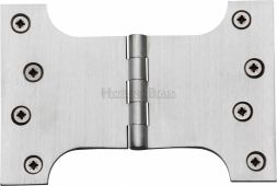 HG99-395-SC Heritage Brass Parliament Hinge Brass 4" x 4" x 6" Satin Chrome Finish