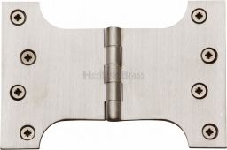 HG99-395-SN Heritage Brass Parliament Hinge Brass 4" x 4" x 6" Satin Nickel Finish