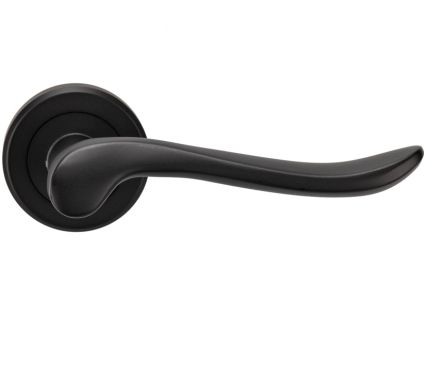 Click Here To Enlarge This Photo Of ZIN3130MB - Carlisle Brass Serozzetta 'Verdun' Lever on Rose Matt Black