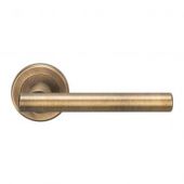 ZIN3121AB - Carlisle Brass Serozzetta 'Philadelphia' Lever on Rose Antique Brass