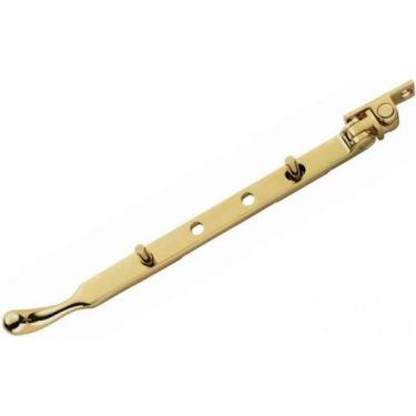 Click Here To Enlarge This Photo Of WF12B - Carlisle Brass Bulb End Casement Stay 300mm Polished Brass