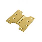 HIN2424PB - Carlisle Brass Eurospec Parliament Hinges 102mm x 50mm x 102mm Polished Brass