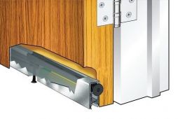 ES1205 - Carlisle Brass Eurospec Aluminium Mortice Drop Down Seal 830mm (37dB Rw)