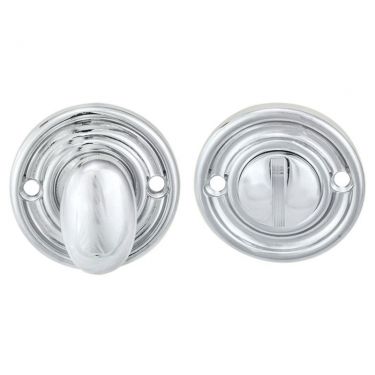 Click Here To Enlarge This Photo Of AQ133CP - Carlisle Brass Oval Turn with Coin Release to suit Bathroom Lock Polished Chrome
