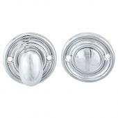 AQ133CP - Carlisle Brass Oval Turn with Coin Release to suit Bathroom Lock Polished Chrome