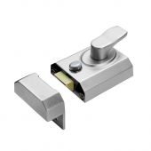 RCN8240SC - Carlisle Brass Eurospec Rim Cylinder Nightlatch 40mm c/w Cylinder Satin Chrome