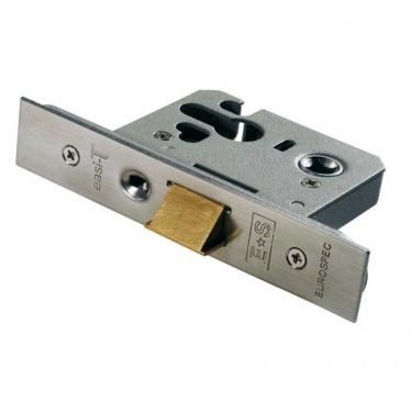 Click Here To Enlarge This Photo Of MCN5030SSS - Carlisle Brass Eurospec Easi-T Mortice Cylinder Nightlatch [CE] - Lockcase Only 78mm Satin Stainless Steel