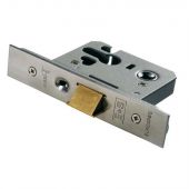 MCN5030SSS - Carlisle Brass Eurospec Easi-T Mortice Cylinder Nightlatch [CE] - Lockcase Only 78mm Satin Stainless Steel