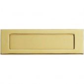M36D - Carlisle Brass Victorian Letter Plate (Polished Brass) Size: 305.5x104mm - c/c: 275mm - Aperture: 249x60.5mm