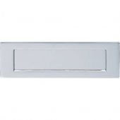 M36DCP - Carlisle Brass Victorian Letter Plate (Polished Chrome) Size: 305.5x104mm - c/c: 275mm - Aperture: 249x60.5mm