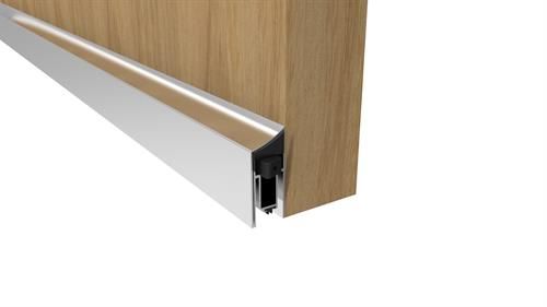 Click Here To Enlarge This Photo Of ES1232 - Carlisle Brass Eurospec Aluminium Surface Mounted Drop Down Seal 730mm (37dB Rw)