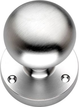 Click Here To Enlarge This Photo Of M35SCP - Carlisle Brass Manital Victorian Mushroom Mortice Knob Set Satin Chrome