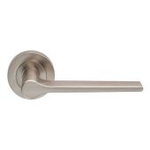 EUL020SN - Carlisle Brass 'Velino' Lever on Round Rose Satin Nickel