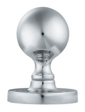 Click Here To Enlarge This Photo Of M48SCP - Carlisle Brass Manital Victorian Ball Mortice Knob Set Satin Chrome