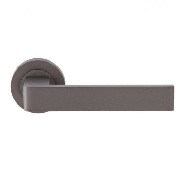 Click Here To Enlarge This Photo Of EUL010MBRZ - Carlisle Brass 'Sasso' Lever on Rose Matt Bronze