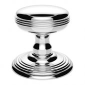 DK39CCP - Carlisle Brass Delamain Ringed Mortice Knobs (Concealed Fix) Polished Chrome