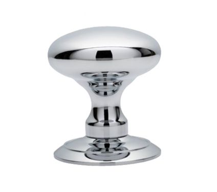 Click Here To Enlarge This Photo Of AC050CP - Carlisle Brass 'Ice' Solid Mortice Knob Set Polished Chrome