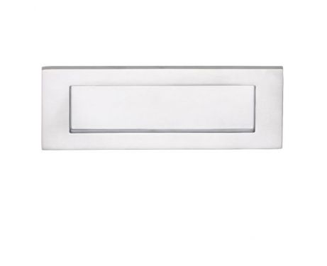 Click Here To Enlarge This Photo Of M36FSC - Carlisle Brass Victorian Letter Plate (Satin Chrome) Size: 405x125mm - c/c: 360mm - Aperture: 320x70mm