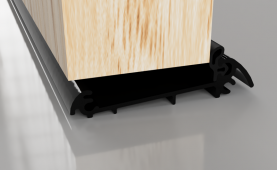 Stormguard Slimline (44mm Thick Doors) Outward Opening Threshold 914mm Black (04CP3170914BL)
