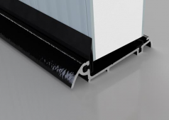 Stormguard Slimline Wide (54mm Thick Doors) Inward Opening Threshold 914mm Black (04SR2180914BL)