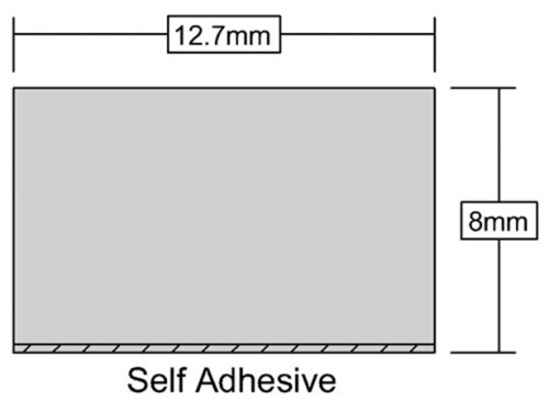 Click Here To Enlarge This Photo Of Stormguard Rubber Foam Weatherstrip 3.5m White (05SR0363.5MW)