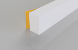 Stormguard Rubber Foam Weatherstrip 3.5m White (05SR0363.5MW)