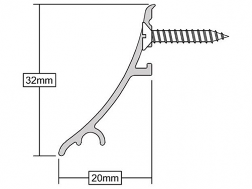 Click Here To Enlarge This Photo Of Stormguard 32mm Rain Deflector 914mm Gold (07SR0130914G)