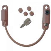 AS10002 - ASEC 150mm Locking Cable Window Restrictor Brown