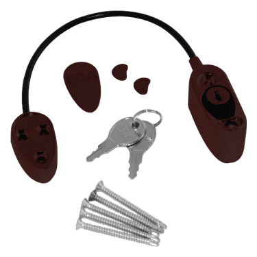 Click Here To Enlarge This Photo Of L24819 - ERA Safety Locking Restrictor Brown