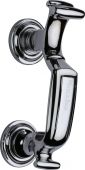 K1300-PC Heritage Brass Doctor Knocker Polished Chrome Finish