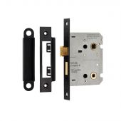 BAE5030MB - Carlisle Brass Eurospec Residential Bathroom Lock 76mm Matt Black