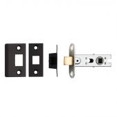 BTL25MB - Carlisle Brass Eurospec 64mm CE Tubular Mortice Latch (Square) Matt Black