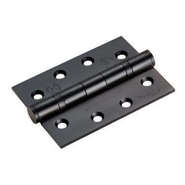 Click Here To Enlarge This Photo Of HIN1433P/13MB - Carlisle Brass Eurospec 102mm x 76mm x 3mm CE Fire Rated Grade 13 Ball Bearing Hinges Matt Black