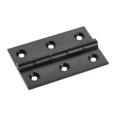Click Here To Enlarge This Photo Of HDPBW21MB - Carlisle Brass Double Phosphor Bronze Washered Butt Hinges 76mm x 50mm x 2.5mm Matt Black