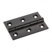 HDPBW21MB - Carlisle Brass Double Phosphor Bronze Washered Butt Hinges 76mm x 50mm x 2.5mm Matt Black