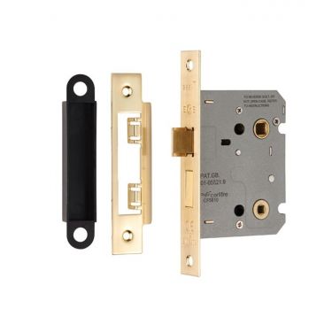 Click Here To Enlarge This Photo Of BAE5030SB - Carlisle Brass Eurospec Residential Bathroom Lock 76mm Satin Brass
