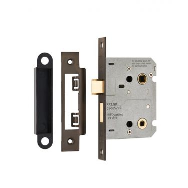 Click Here To Enlarge This Photo Of BAE5030MBRZ - Carlisle Brass Eurospec Residential Bathroom Lock 76mm Matt Bronze