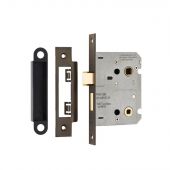 BAE5030MBRZ - Carlisle Brass Eurospec Residential Bathroom Lock 76mm Matt Bronze