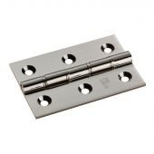 HDPBW21PN - Carlisle Brass 3x2 Double Phosphor Bronze Washered Butt Hinge Polished Nickel