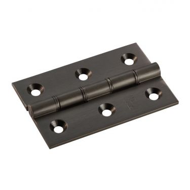 Click Here To Enlarge This Photo Of HDPBW21MBRZ - Carlisle Brass Double Phosphor Bronze Washered Butt Hinges 76mm x 50mm x 2.5mm Matt Bronze