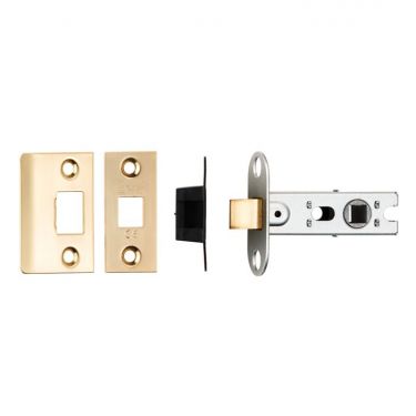 Click Here To Enlarge This Photo Of BTL25SB - Carlisle Brass Eurospec 64mm CE Tubular Mortice Latch (Square) Satin Brass