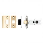 BTL25SB - Carlisle Brass Eurospec 64mm CE Tubular Mortice Latch (Square) Satin Brass