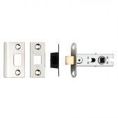BTL25NP - Carlisle Brass Eurospec 64mm CE Tubular Mortice Latch (Square) Polished Nickel
