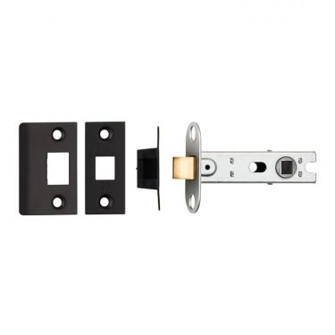 Click Here To Enlarge This Photo Of BTL30MB - Carlisle Brass Eurospec 76mm CE Tubular Mortice Latch (Square) Matt Black